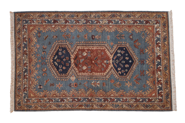 4x6.5 Vintage Armenian Hamadan Design Rug // ONH Item mc002149