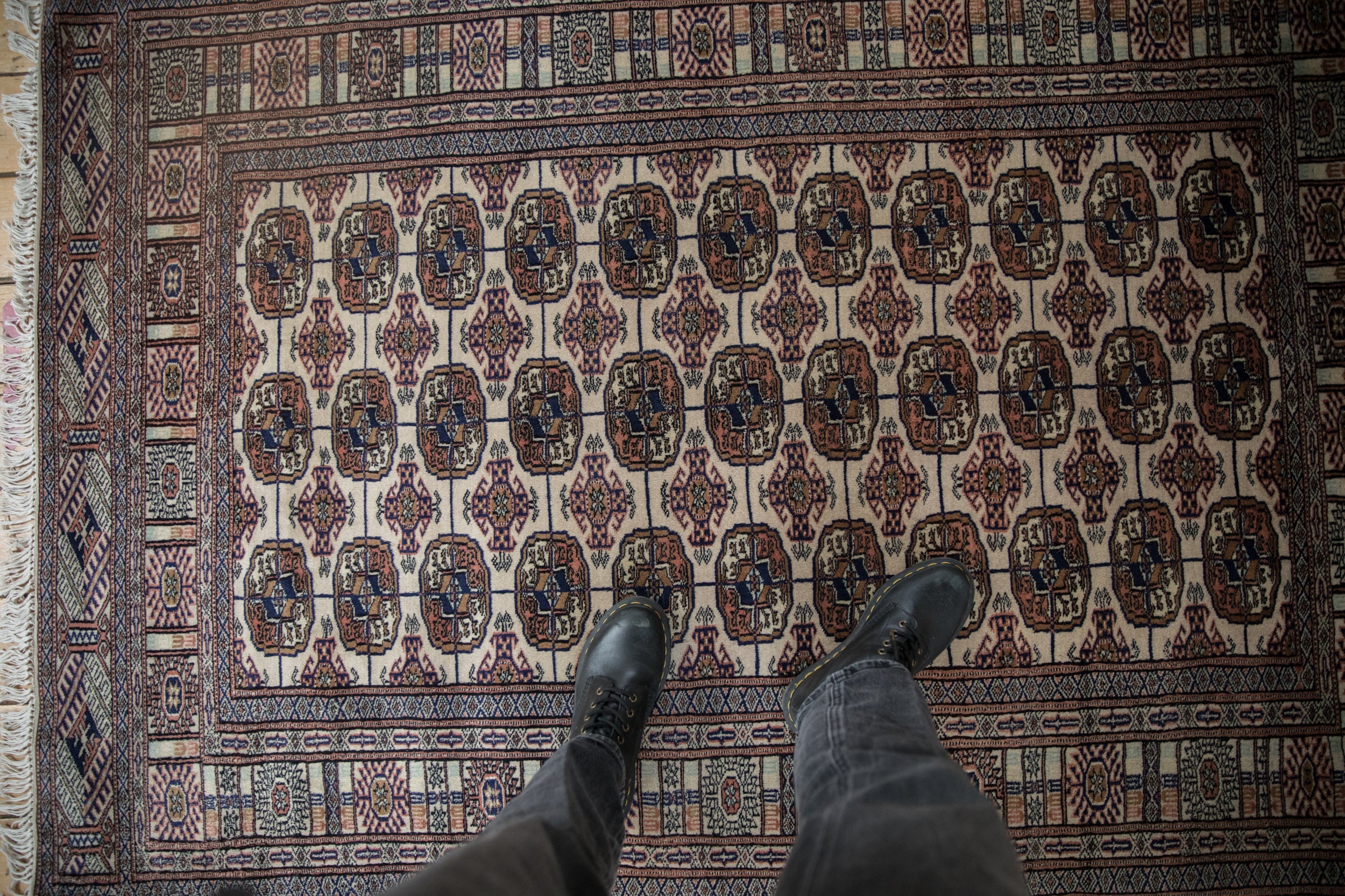 4x6 Vintage Fine Bokhara Rug // ONH Item mc002154 Image 1