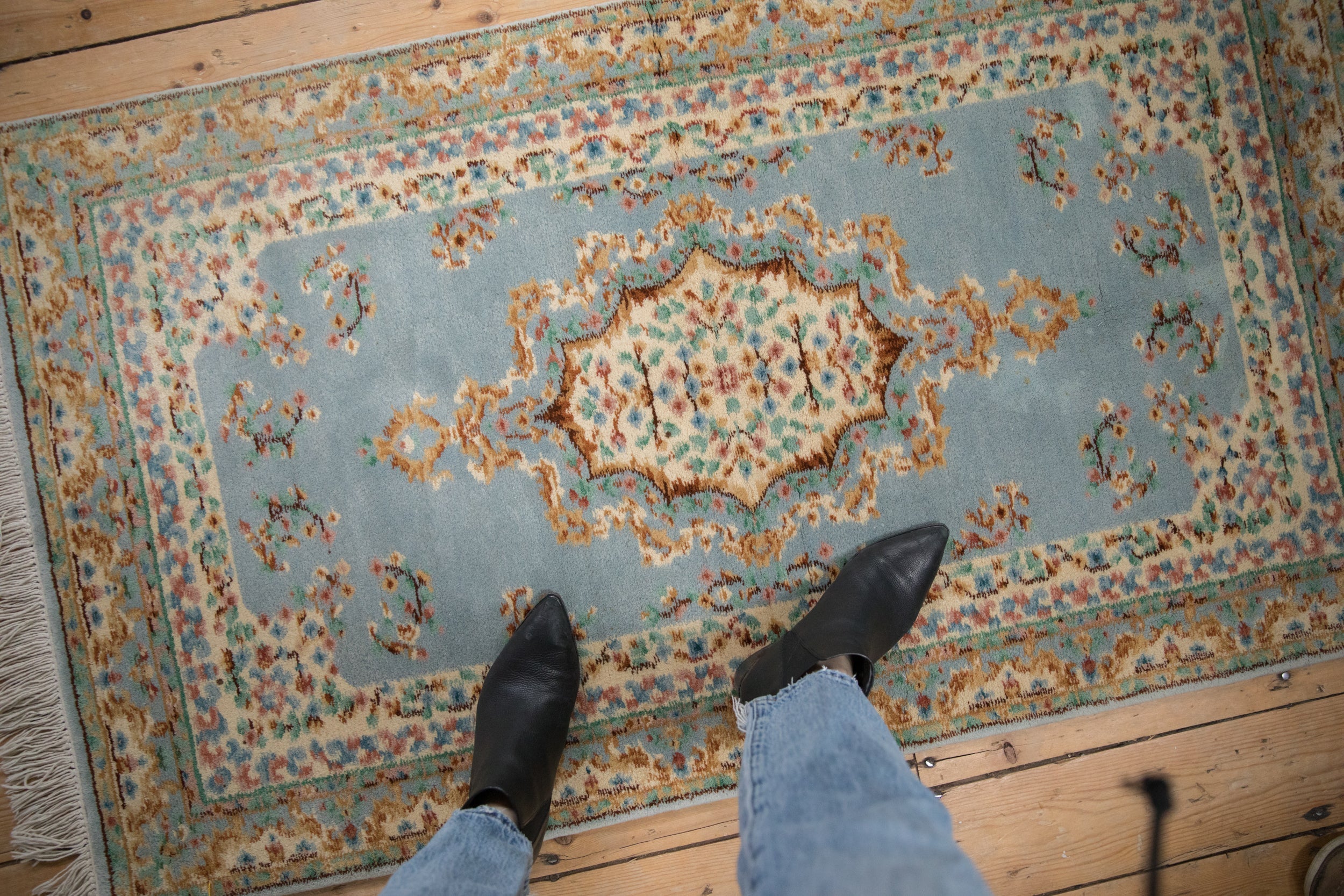 3x5 Vintage Indian Kerman Design Rug // ONH Item mc002155 Image 1