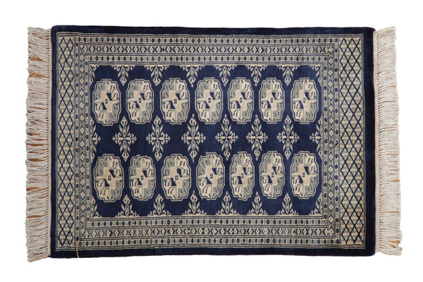 2x3 Vintage Bokhara Rug Mat // ONH Item mc002161