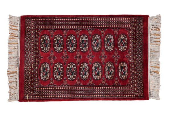 2x3 Vintage Bokhara Rug Mat // ONH Item mc002162