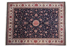 9x12.5 Vintage Pakistani Isfahan Design Carpet // ONH Item mc002164