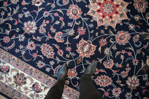 9x12.5 Vintage Pakistani Isfahan Design Carpet // ONH Item mc002164 Image 1