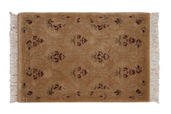 2x3 Vintage Contemporary Indian Savonnerie Design Rug Mat // ONH Item mc002174
