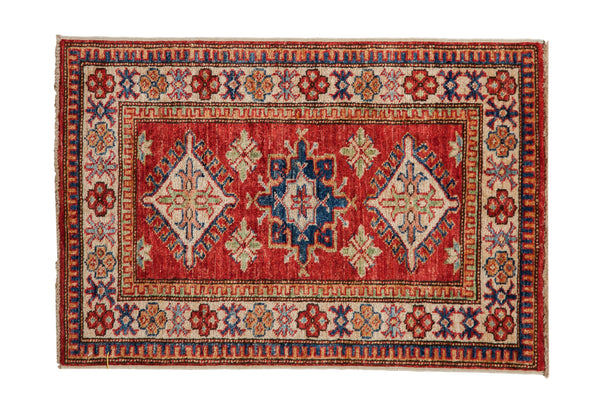 2x3 Pakistani Caucasian Design Rug Mat // ONH Item mc002190