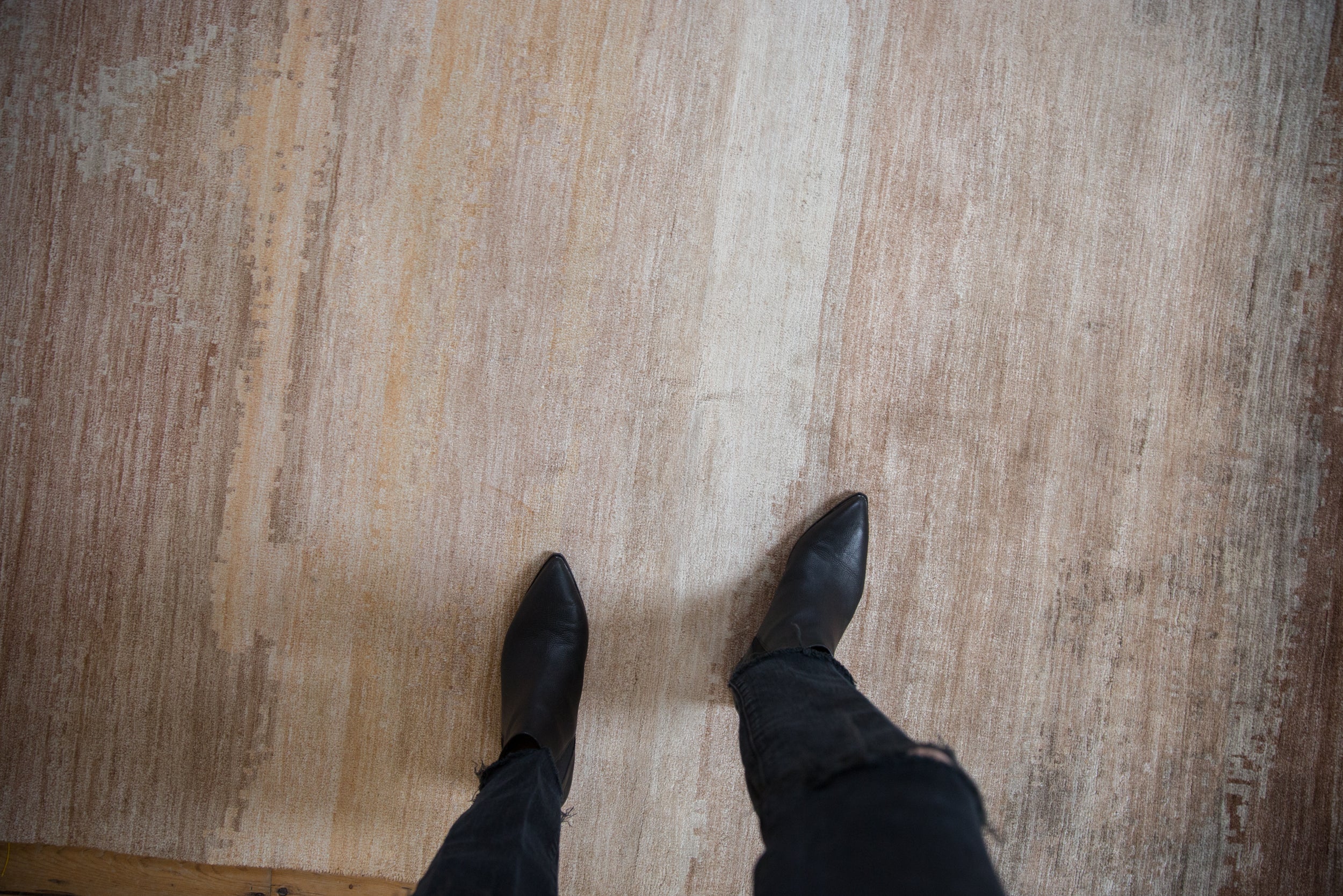 4x6 Indian Modern Abstract Design Rug // ONH Item mc002192 Image 1