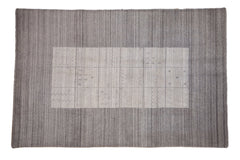 5x8 Contemporary Indian Gabbeh Design Carpet // ONH Item mc002193