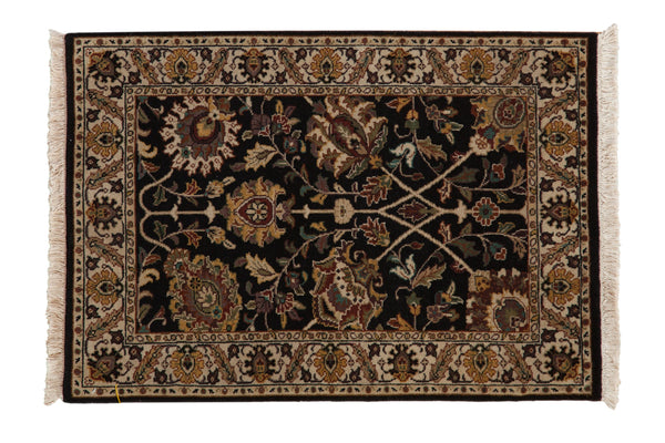 2x3 Indian Kashan Design Rug Mat // ONH Item mc002194