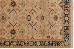 6x9.5 Vintage Indian Bijar Design Carpet // ONH Item mc002208