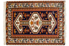 3.5x5 Vintage Indian Northwest Persian Design Rug // ONH Item mc002212