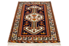3.5x5 Vintage Indian Northwest Persian Design Rug // ONH Item mc002212 Image 3