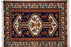 3.5x5 Vintage Indian Northwest Persian Design Rug // ONH Item mc002212 Image 7