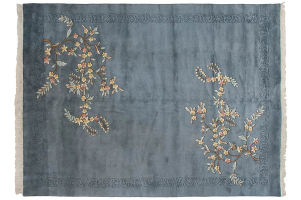 9x12 Vintage Indian Art Deco Design Carpet // ONH Item mc002214