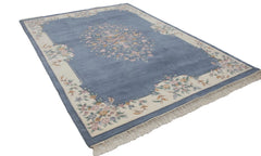 8x12 Vintage Indian Aubusson Design Carpet // ONH Item mc002215 Image 1