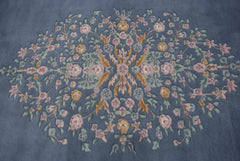 8x12 Vintage Indian Aubusson Design Carpet // ONH Item mc002215 Image 5