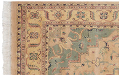 6x9 Vintage Tea Washed Indian Heriz Design Carpet // ONH Item mc002216 Image 6