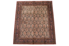 8x9.5 Vintage Indian Meshed Design Carpet // ONH Item mc002218 Image 5