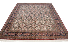 8x9.5 Vintage Indian Meshed Design Carpet // ONH Item mc002218 Image 6