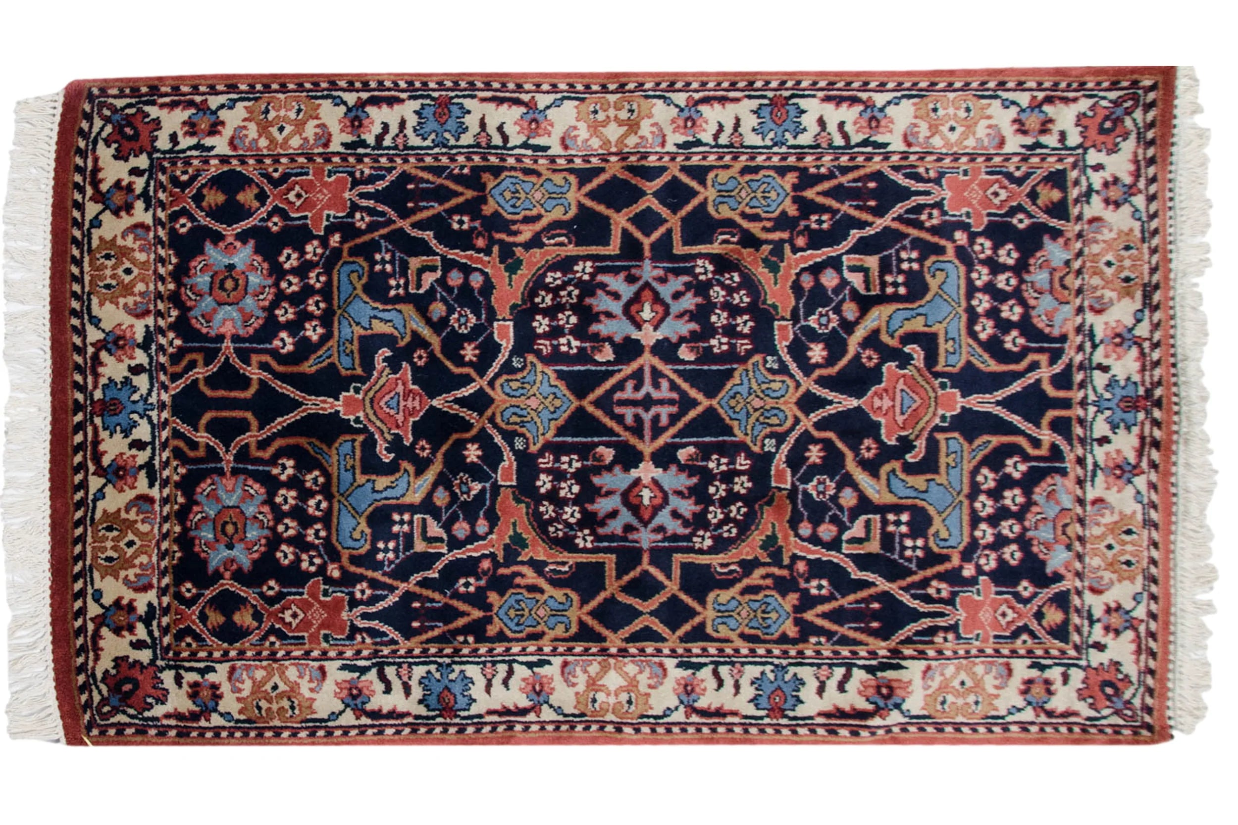 3.5x5.5 Vintage Indian Bijar Design Rug // ONH Item mc002221 Image 1