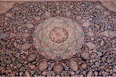 9x12 Vintage Indian Ardebil Design Carpet // ONH Item mc002223 Image 5