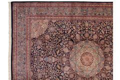 9x12 Vintage Indian Ardebil Design Carpet // ONH Item mc002223 Image 6