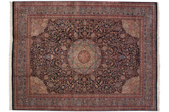 9x12 Vintage Indian Ardebil Design Carpet // ONH Item mc002223 Image 8