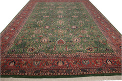10x14.5 Vintage Indian Meshed Design Carpet // ONH Item mc002226 Image 6