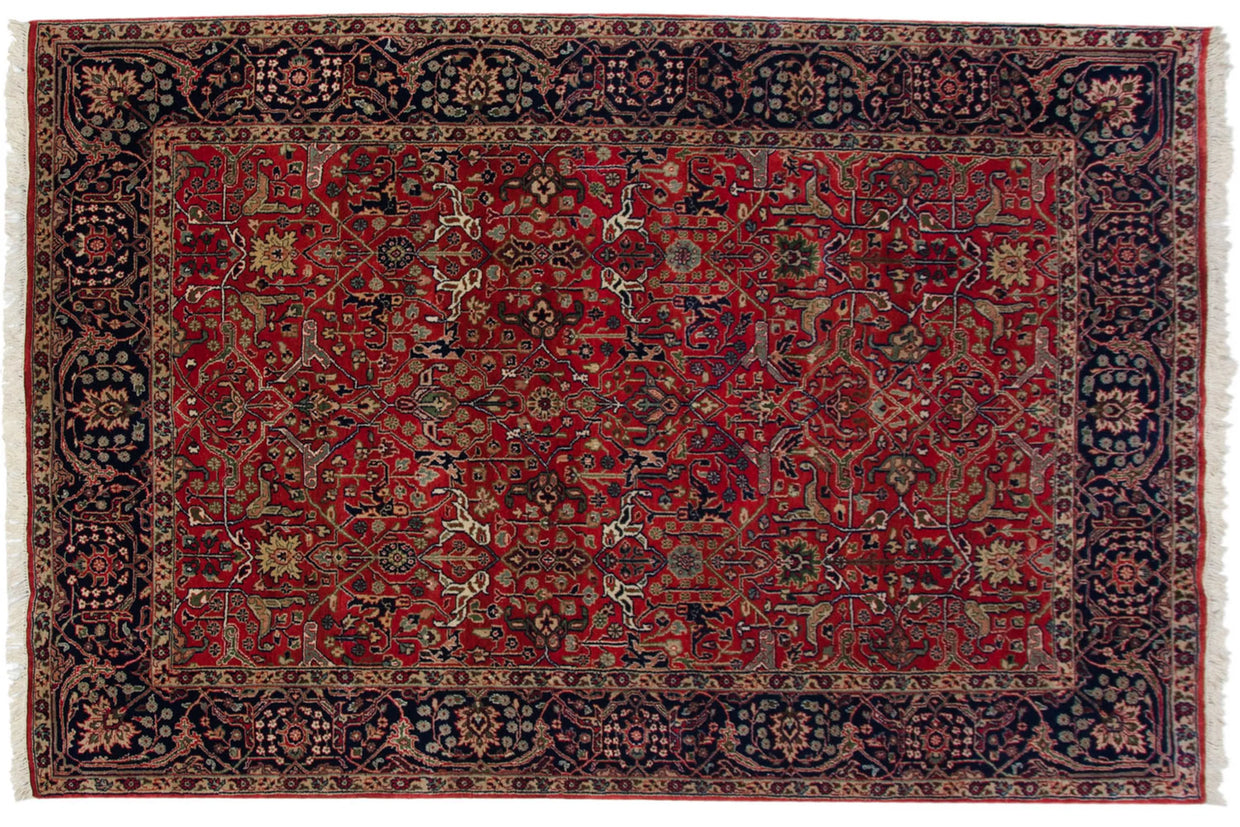 6x9 Vintage Agra Carpet // ONH Item mc002227