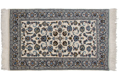 3x5 Vintage Indian Isfahan Design Rug // ONH Item mc002230