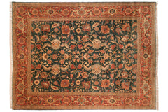 9x11.5 Vintage Indian Serapi Design Carpet // ONH Item mc002239 Image 12