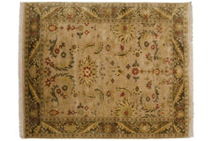 8x10 Vintage Indian Arts And Crafts Design Carpet // ONH Item mc002243