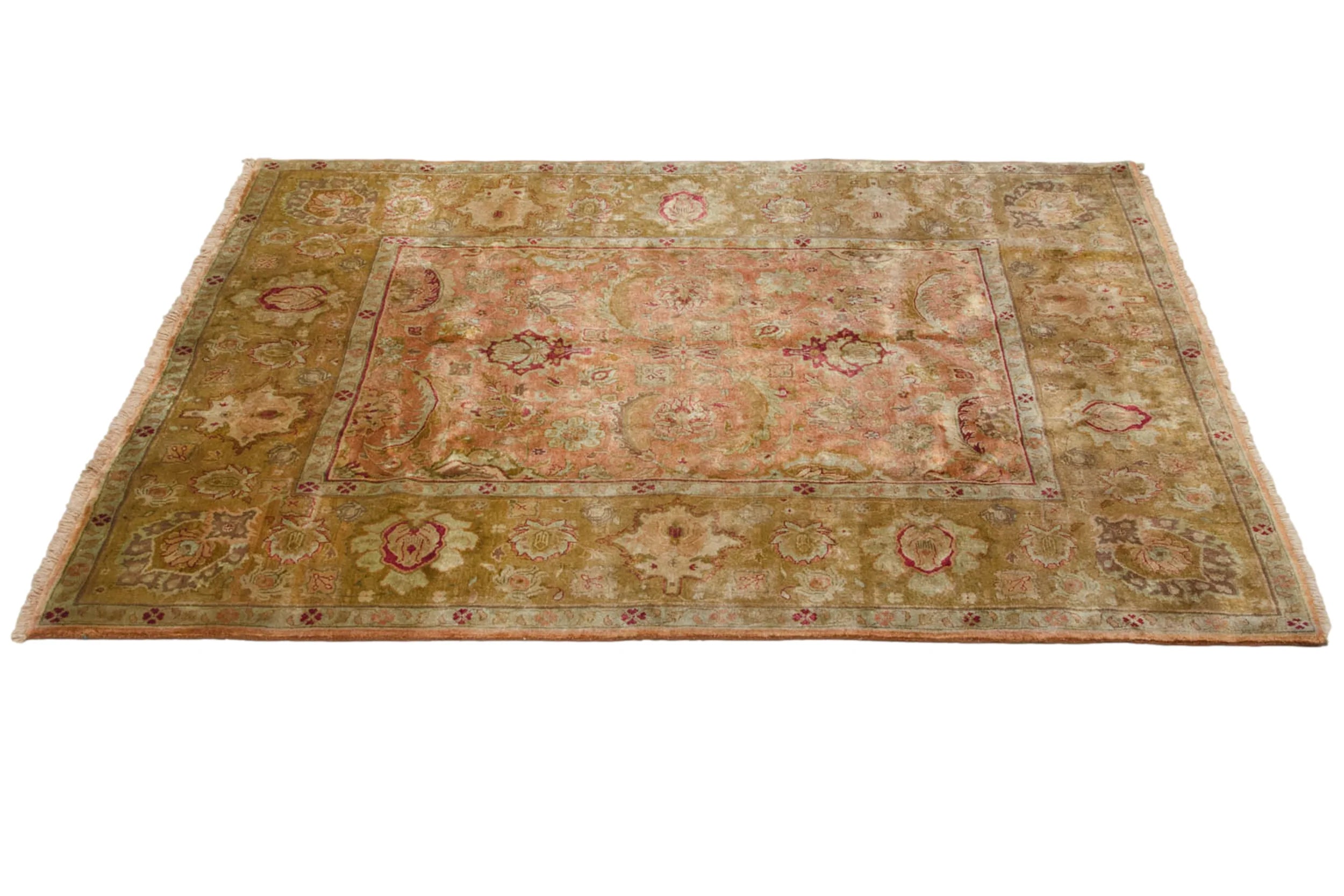 8.5x9.5 Vintage Agra Square Carpet // ONH Item mc002244 Image 1
