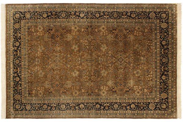 6x9 Vintage Indian Tabriz Design Carpet // ONH Item mc002245