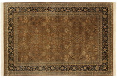 6x9 Vintage Indian Tabriz Design Carpet // ONH Item mc002245