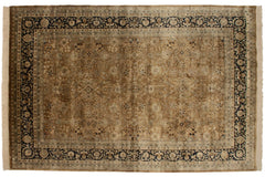 6x9 Vintage Indian Tabriz Design Carpet // ONH Item mc002245 Image 1