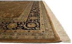 6x9 Vintage Indian Tabriz Design Carpet // ONH Item mc002245 Image 6