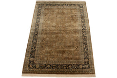 6x9 Vintage Indian Tabriz Design Carpet // ONH Item mc002245 Image 8
