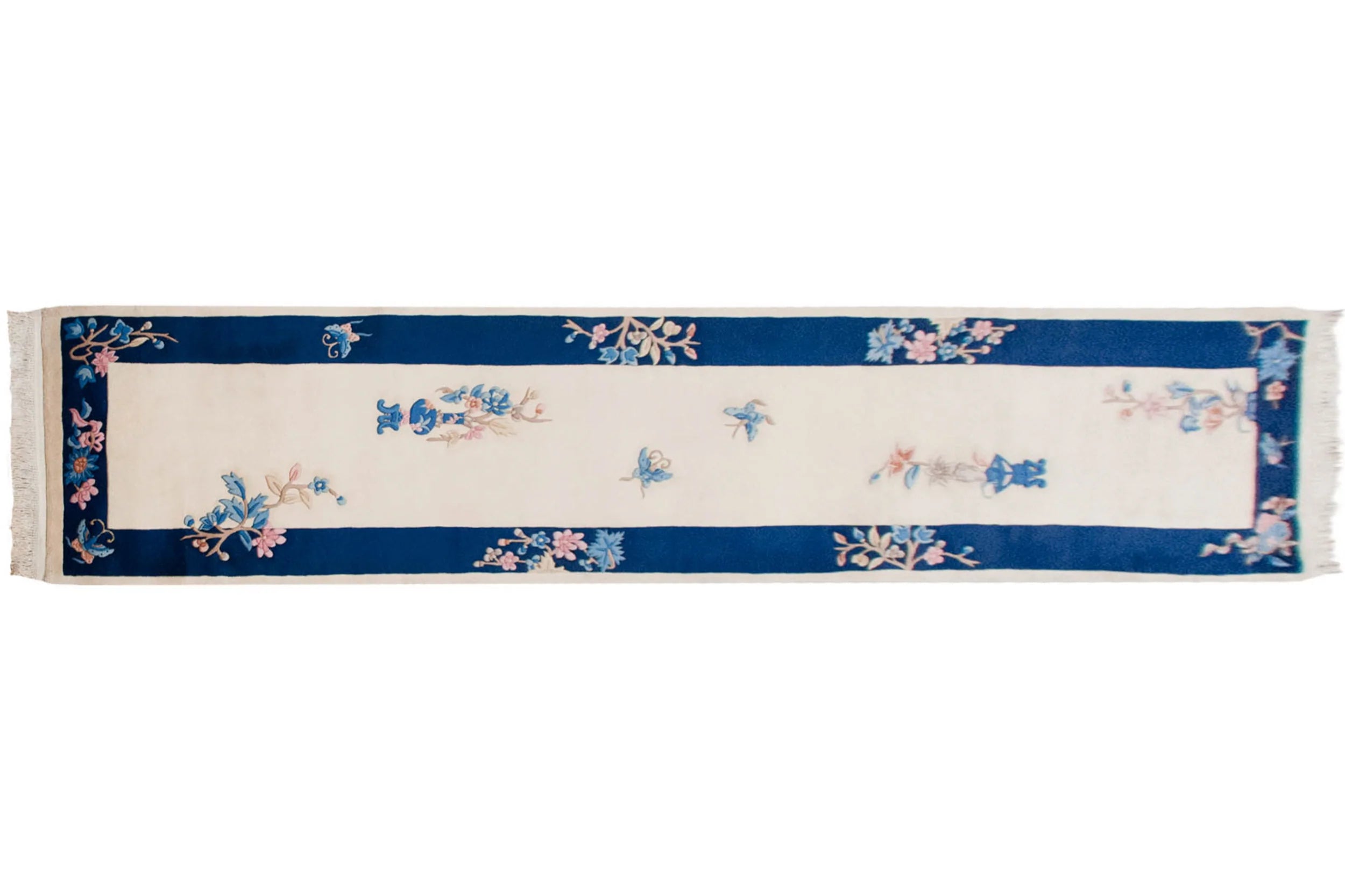 2.5x12 Vintage Art Deco Rug Runner // ONH Item mc002246 Image 1