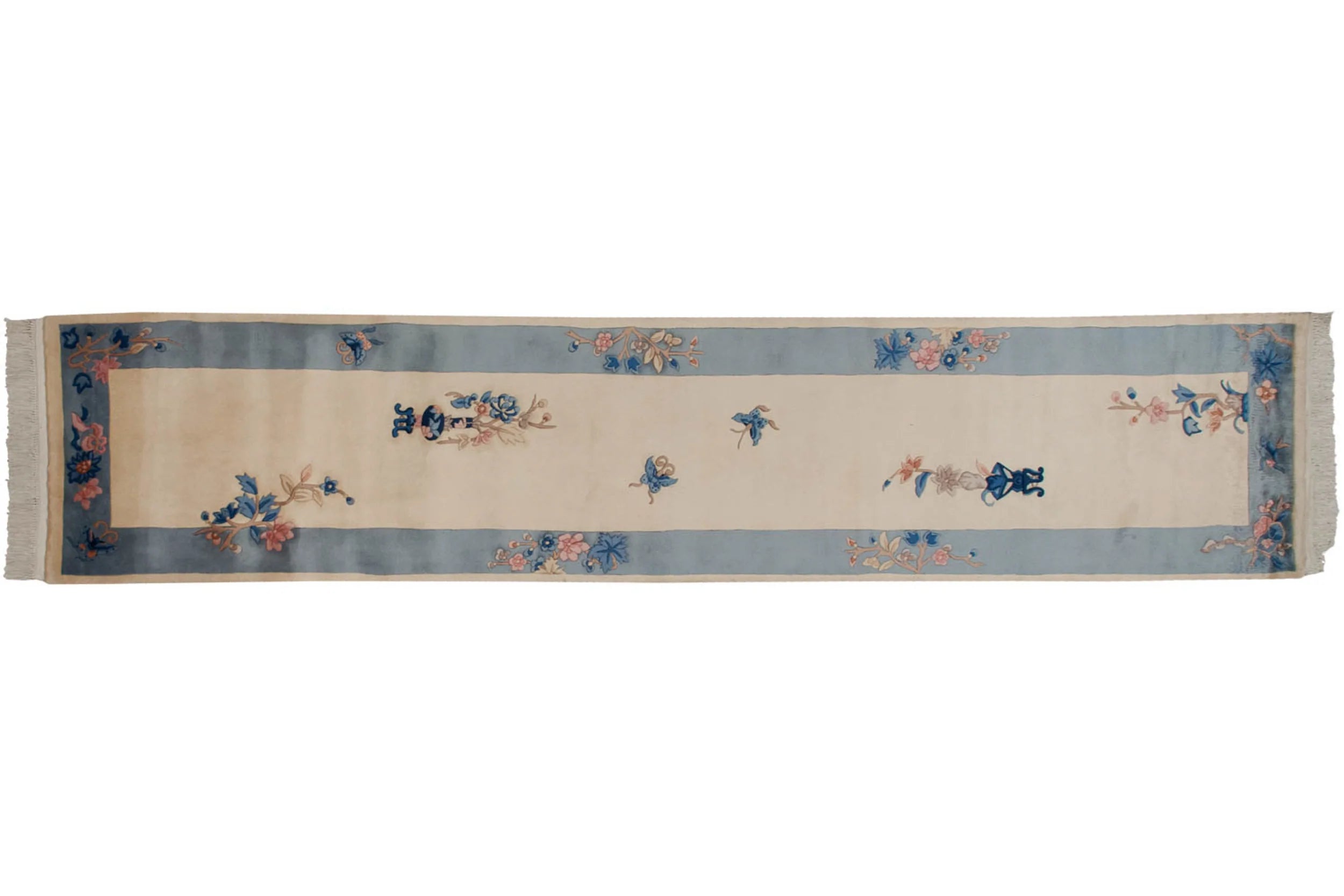 2.5x12 Vintage Art Deco Rug Runner // ONH Item mc002247 Image 1