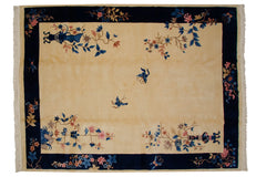 9x12 Vintage Art Deco Carpet // ONH Item mc002249