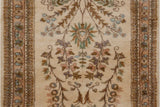 Splayed floral cross-sections and blossomed branches in powder blue, sage green, and pale brown.