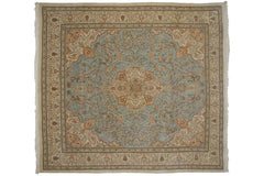 11.5x13 Vintage Tabriz Square Carpet // ONH Item mc002271
