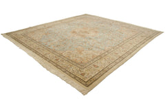 11.5x13 Vintage Tabriz Square Carpet // ONH Item mc002271 Image 6