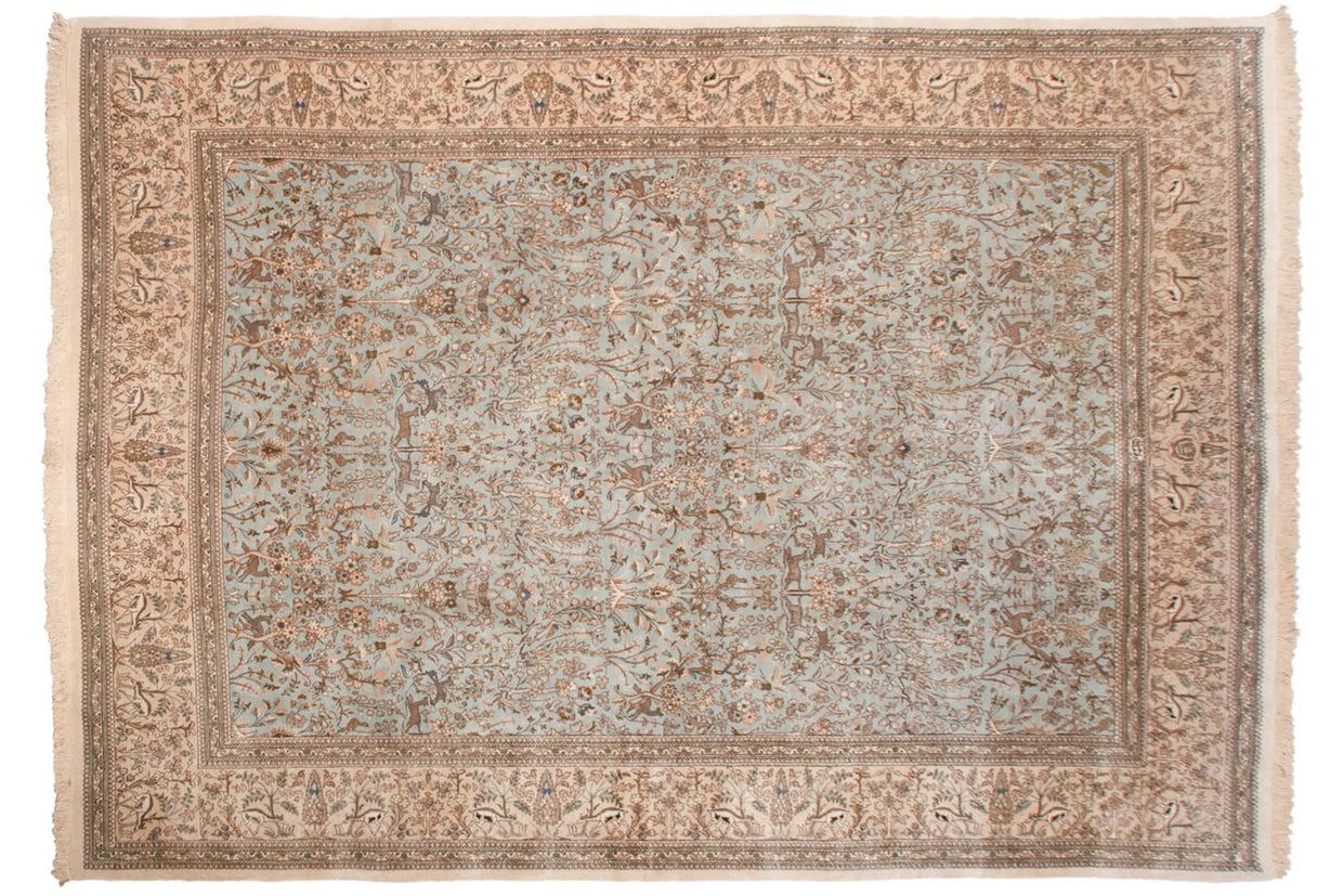 10x13.5 Vintage Tabriz Carpet // ONH Item mc002273