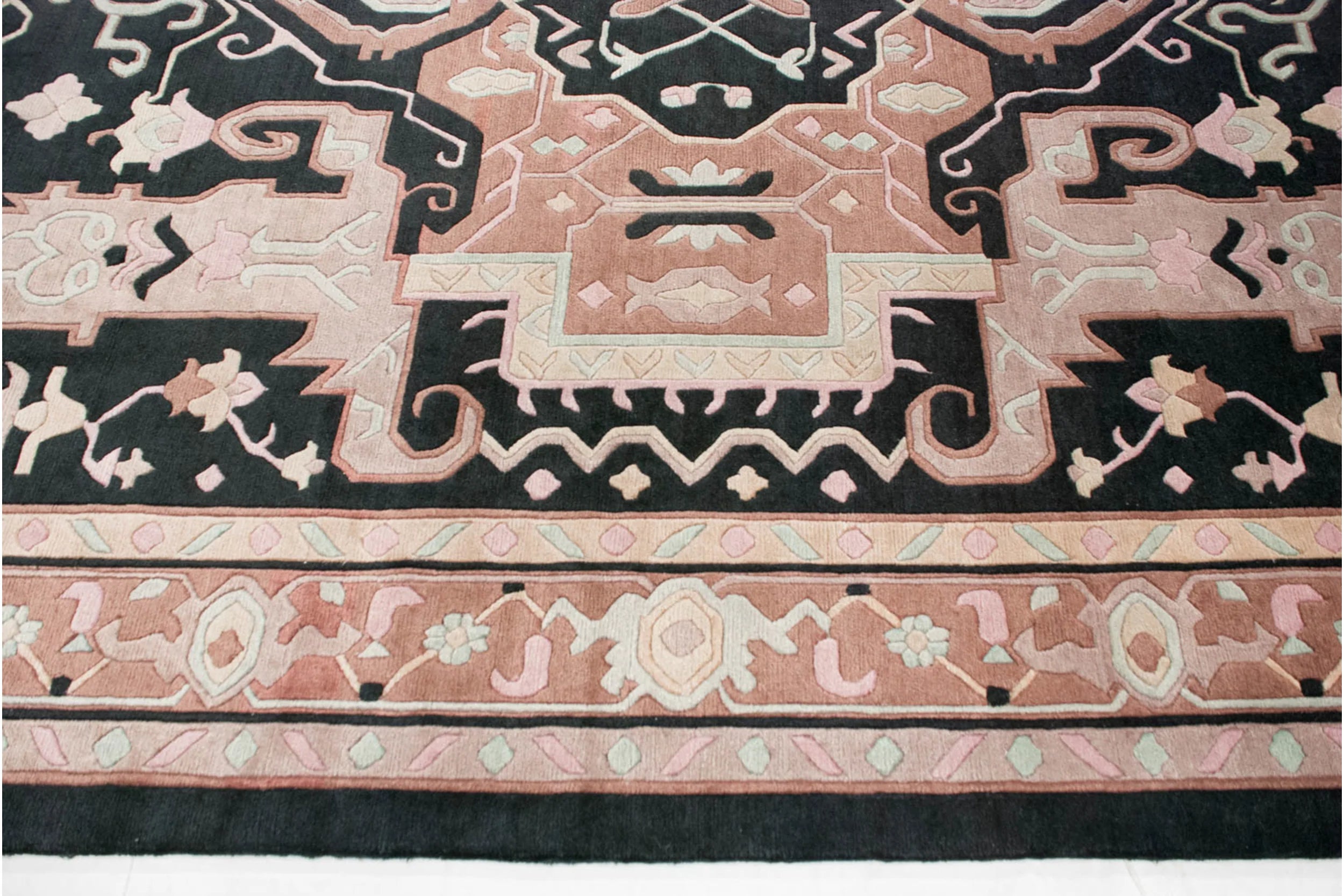 8.5x12 Vintage Contemporary Indian Serapi Design Carpet // ONH Item mc002276 Image 2