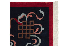 8x10 Vintage Contemporary Indian Peking Design Carpet // ONH Item mc002278 Image 6