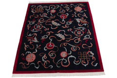 8x10 Vintage Contemporary Indian Peking Design Carpet // ONH Item mc002278 Image 9