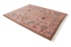 8x10 Vintage Contemporary Indian Peking Design Carpet // ONH Item mc002279 Image 1