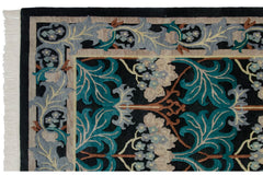 6x9 Vintage Indian William Morris Design Carpet // ONH Item mc002281 Image 10