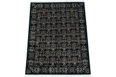 7.5x10 Vintage Indian Damask Design Carpet // ONH Item mc002282 Image 4
